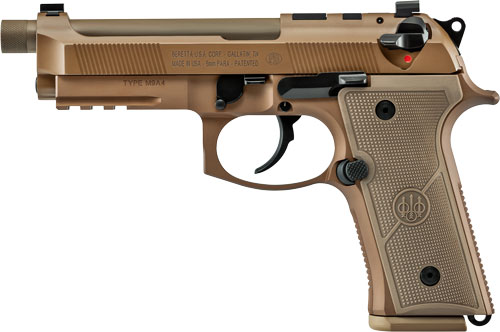 BERETTA M9A4 G CENTURION 9MM – 4.8″ 10RD TAN OR THREADED USA