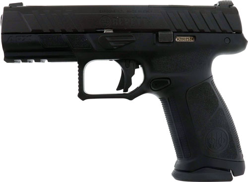 BERETTA APX A1 RDO 9MM 4.25″ – 10RD BLACK FIBER OPTIC