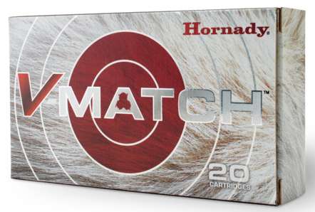 HORNADY V-MATCH AMO 6.5 CREEDMORE 100GR ELD-VT 20RD ( 10 BOXES PER CASE )