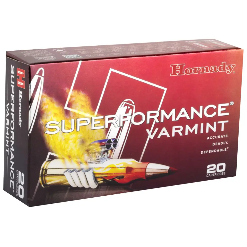 HORNADY SUPERFORMANCE VARMINT AMO 243 WIN 75GR V-MAX SPF 20RD (10 BOX CASE)