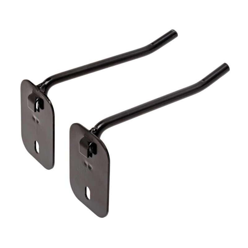 Hornady Square-Lok 4" Single Peg Hook Black 2/ct