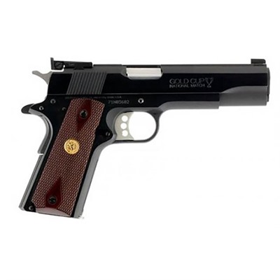 GOLD CUP NAT’L MATCH 38 SUPER 5” BBL (1)9RD MAG BLUED/WOOD