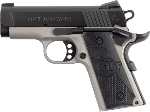 COLT DEFENDER 45ACP FS 3″ – CERAKOTE BLUED