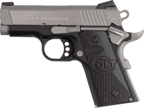 COLT DEFENDER 45ACP 3″ FRONT – NIGHT SIGHT 7RD CERKOTE SS