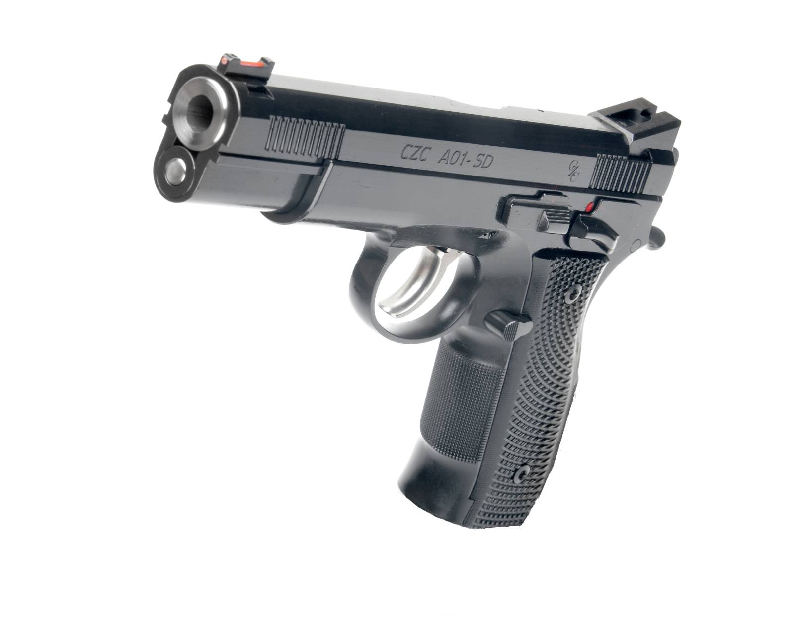 CZ CUSTOM CZC A01-SD W RDS OPTIC 9MM 4.925 IN MATCH GRADE BBL BLACK 2/19RD MAGS