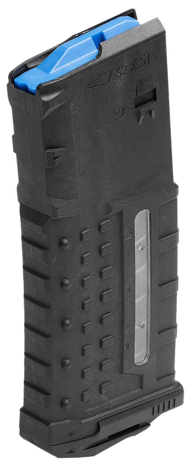 Leapers RBTDM25 25rd Windowed 308 Win Black Polymer/Steel