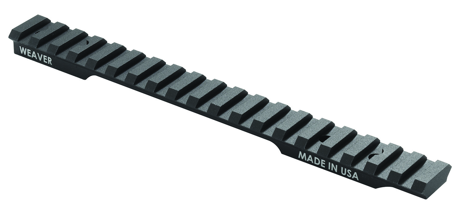 Weaver Mounts 99488 Multi-Slot Base Extended Black Anodized Aluminum Fits Savage Axis 20 MOA