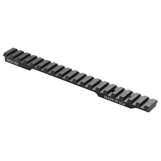 WEAVER EXTENDED MULTI SLOT BASE SAVAGE AXIS 1&2 20 MOA 8-40 SCREWS POST 6/2021 MATTE ( 12 PER CASE )