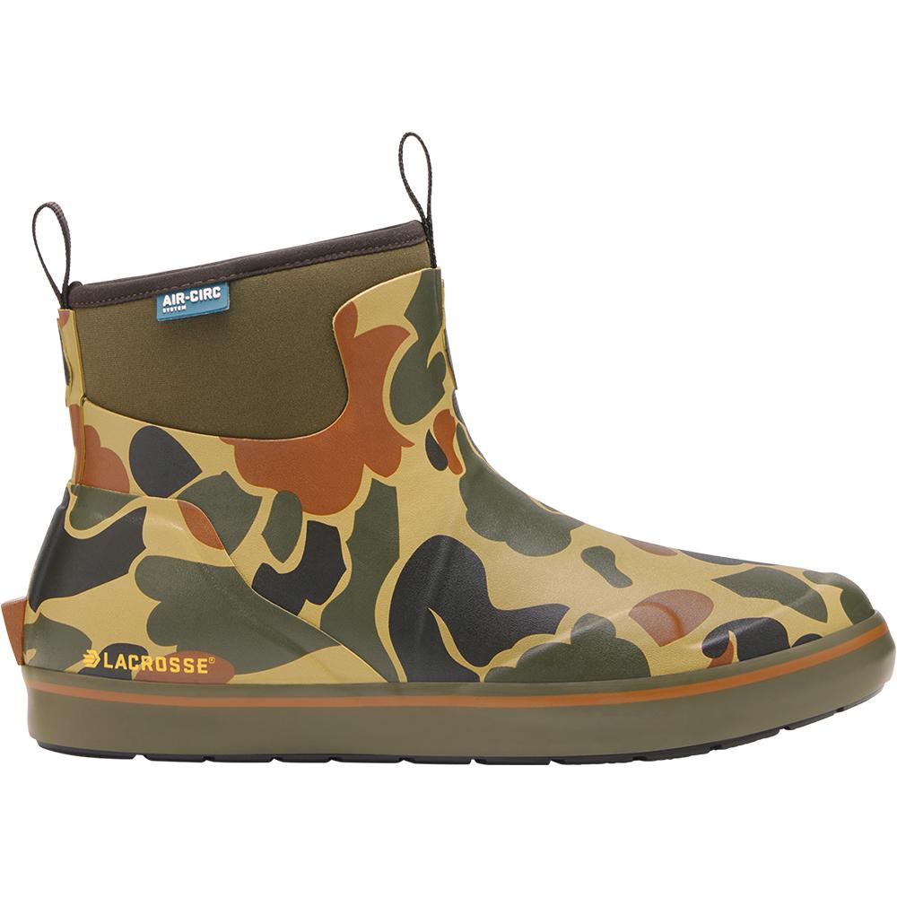 LaCrosse Alpha Deck Boot 6'' Hardwoods Duck Camo Men's Size 14M