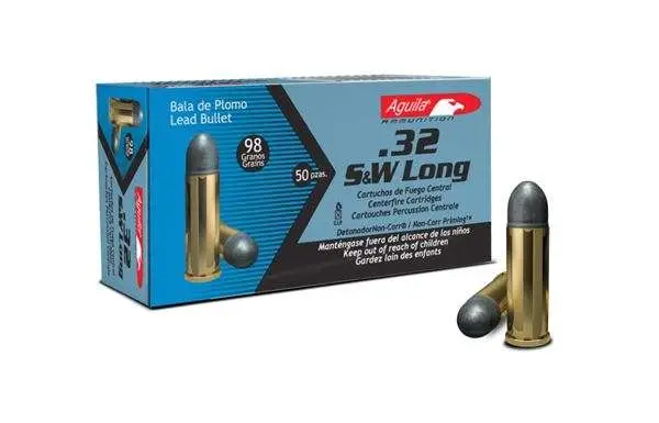 AGUILA AMO 32 S&W LONG 98GR FMJ 50RD (20 BOXES PER CASE)