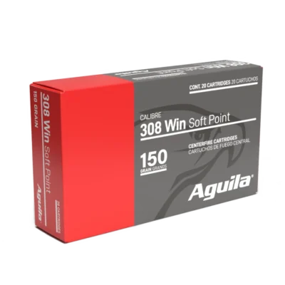 AGUILA 308WIN INTERLOCK 150GR BTSP 20RD BX 10 BOXES PER CS