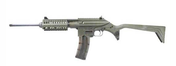 SU22C 22LR 16″ Grn Rail Fldg Stk 1/26