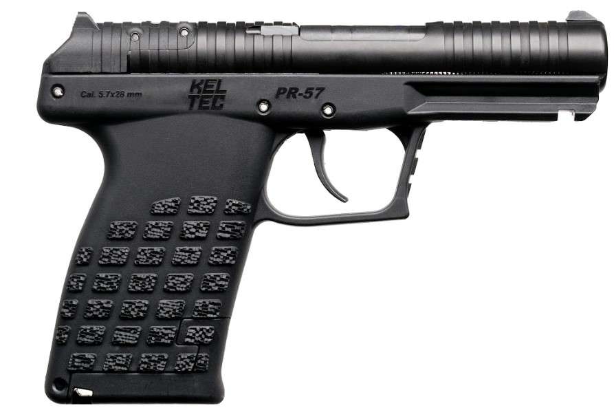 KELTEC PR57 5.7X28 PISTOL 4.64″BBL OPTIC READY, BLACK, 20+1, 2-STRIPPER CLIPS