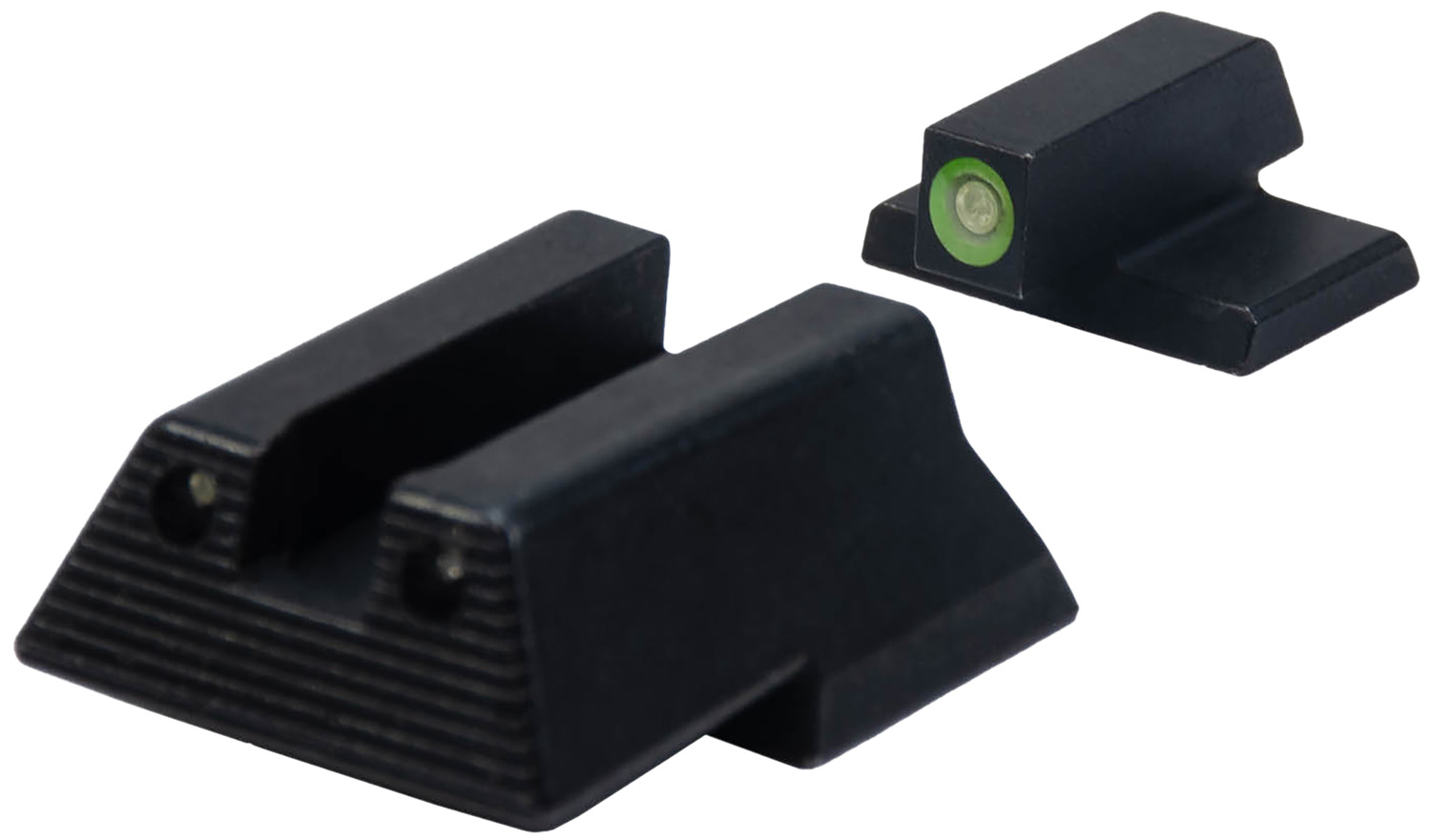 HK 51000933 Night Sight Set Fixed Green Tritium Black Frame Fits HK VP9/P30/VP40/HK45