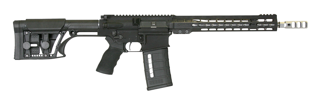ArmaLite AR103GN13 AR-10 Competition 308 Win 25+1 13.50″ Barrel, Black Hard Coat Anodized Receiver,  Adjustable Luth-AR MBA-1 Stock, Optics Ready