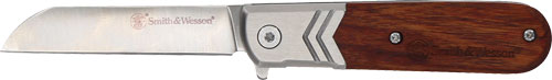 S&W KNIFE ROSEWOOD EXECUTIVE - BARLOW 2.75" FOLDING BLADE