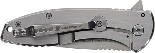S&W KNIFE EXECUTIVE PLATINUM – 3″ SS/SS DROP POINT W/PKT CLIP