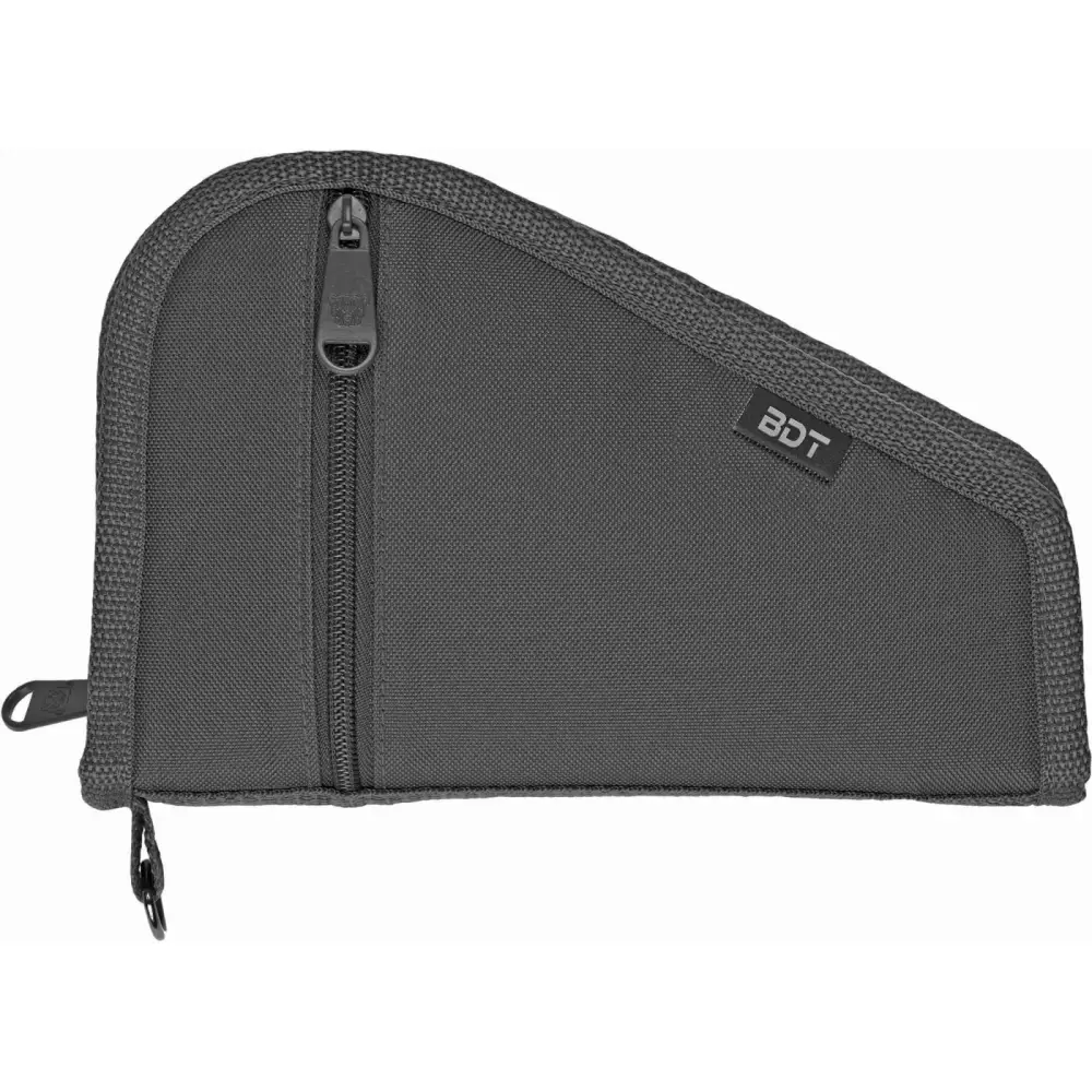 BULLDOG DELUXE PISTOL CASE W/ POCKET AND SLEEVE – BLACK (9″X6″) (20 PER CASE)