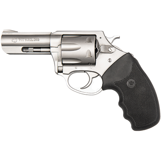 CA PIT BULL 380ACP 3 FS MATTE SS FULL GRIP 6RD