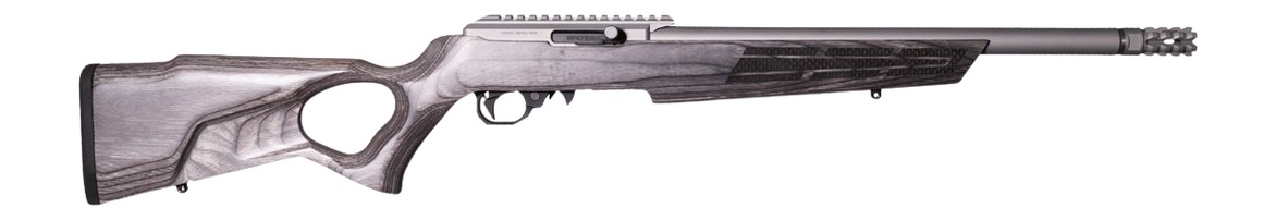 Black Rain Ordnance 22DSPEP BRO-22  22 LR 10+1 16″ Threaded Barrel, Aluminum Receiver w/Picatinny Rail, Fixed Pepper Boyd’s Spike Camp Laminate Stock