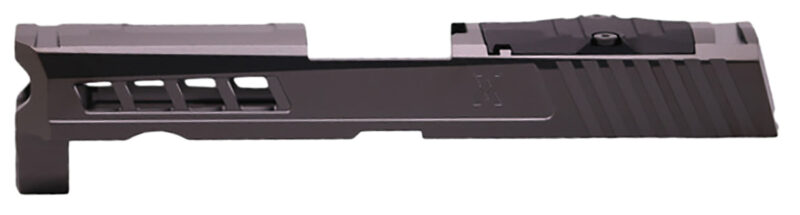 True Precision Inc TPP32CSBCRMR Axiom Optic Cut Slide Fits Sig P320 Black DLC Anodized 416R Stainless Steel