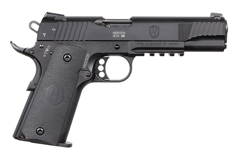 Hammerli Forge Pistol 22LR,5″BBL,SA, 2-12RD