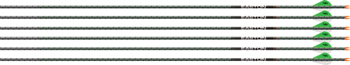 EASTON ARROW 5MM FMJ MAX 400 - 2" BLAZER HALF-OUT 6PK