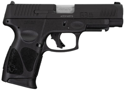 Taurus 1G3XLSR9041 G3XL  Compact Frame 9mm Luger 12+1 4" Matte Stainless Steel Barrel, Matte Black Tenifer Serrated Steel Slide, Black Polymer Frame w/Picatinny Rail, Black Polymer Grip, Right Hand