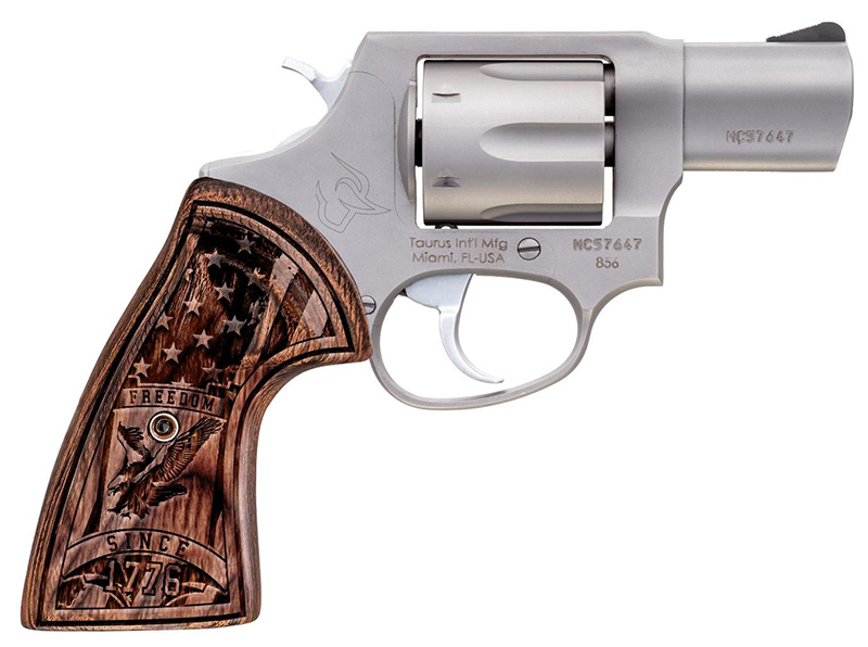 605 .357 MAG SS 2″ 5RD WOOD FREEDOM GRIPS