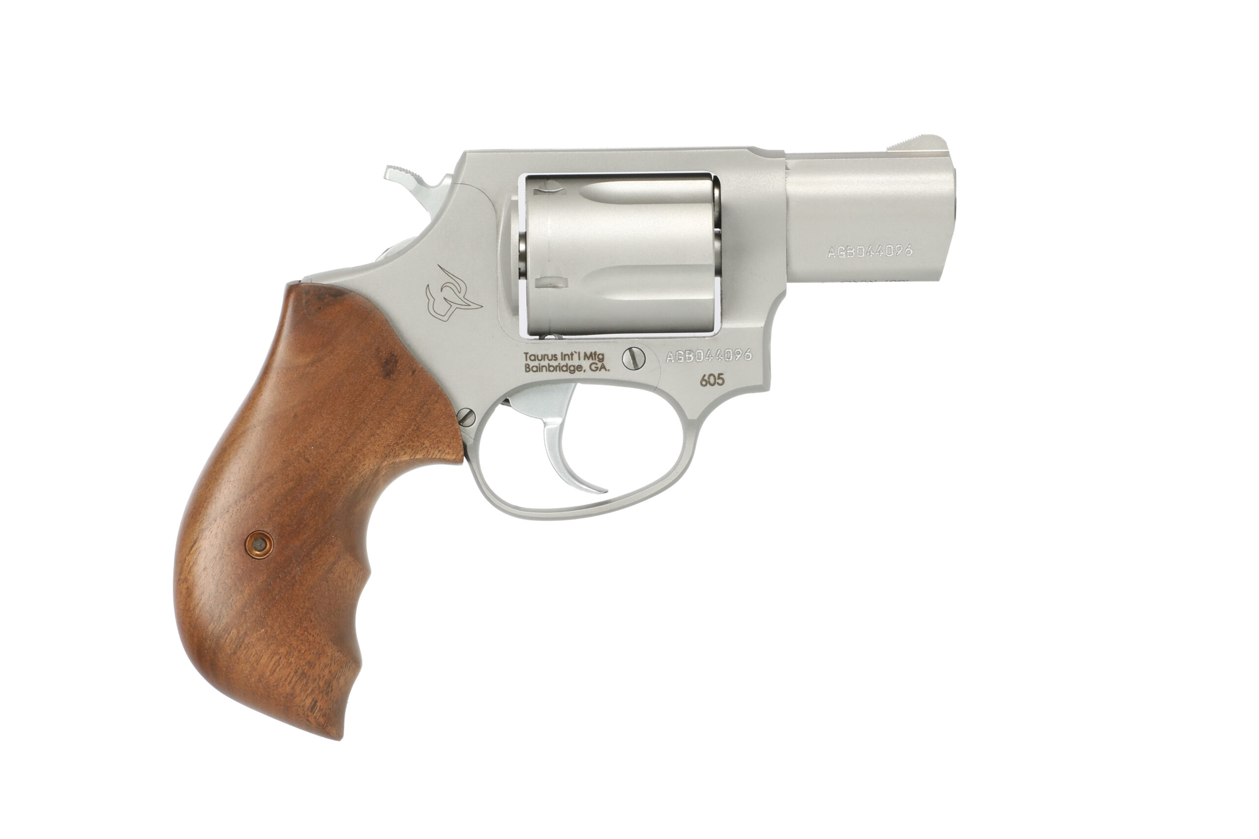 TAURUS 605 357MAG SS 5SH 2″ WALNUT