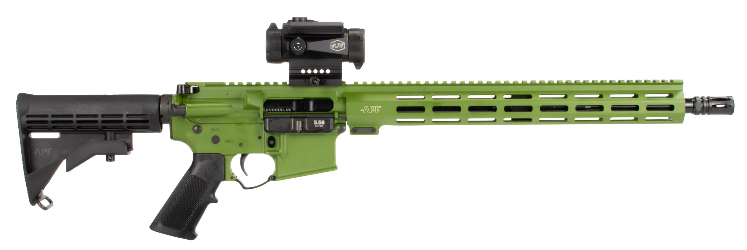 APF GUARDIAN 5.56 MULTI CAM GRN 16 MLOK M4 30RD