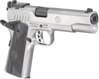 RUGER SR1911 TARGET 9MM 9-SHOT - STAINLESS G10 GRIPS - Image 2