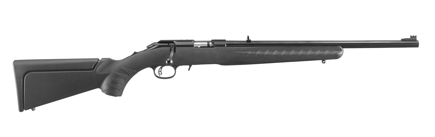 RUGER AMERICAN CMPCT 17HMR BL/SY 18″