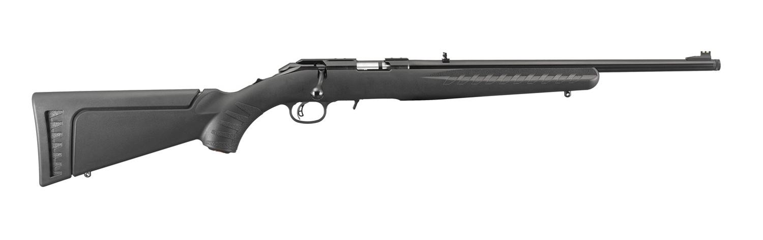 RUGER AMERICAN 22MAG BL/SY 18″ TB