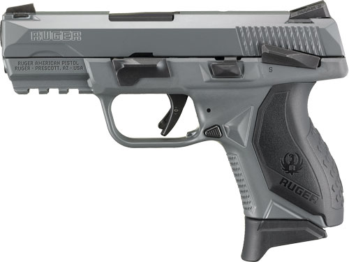 RUGER AMERICAN COMPACT 9MM – 17-SHOT GRAY CERAKOTE W/SAFETY