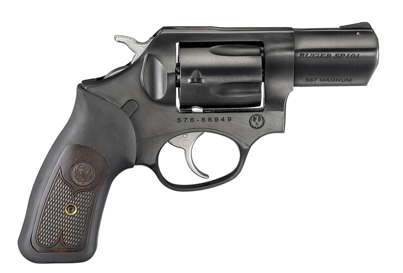 SP-101 357Mag 2.25″B FS Rubber/Wood 5rd