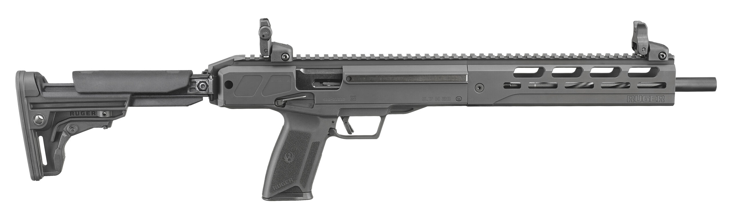 RUGER LC CARB 5.7X28 16″ FIXED STK #