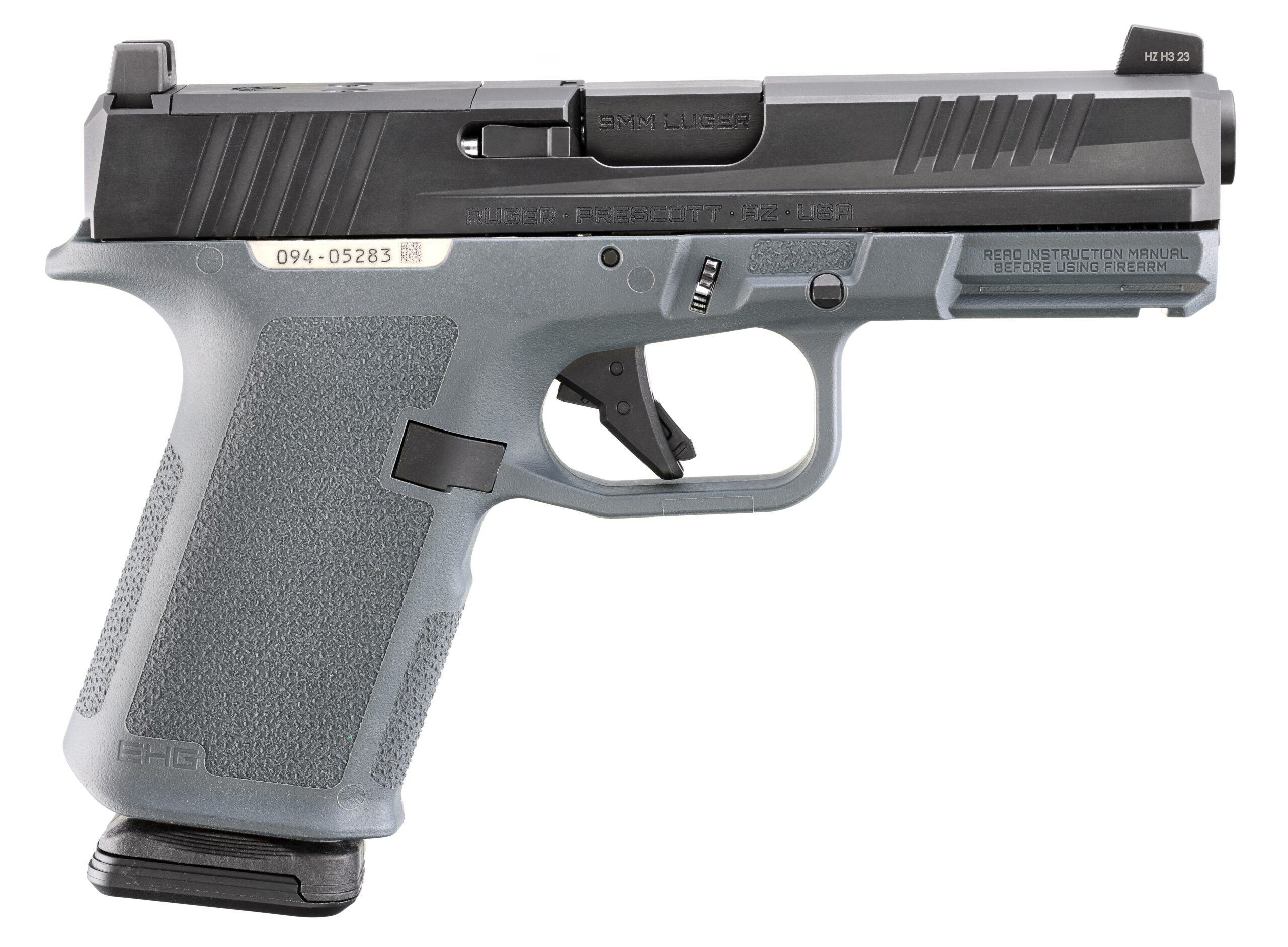 RUGER RXM 9MM BLK/GRAY 15+1 4″ AS
