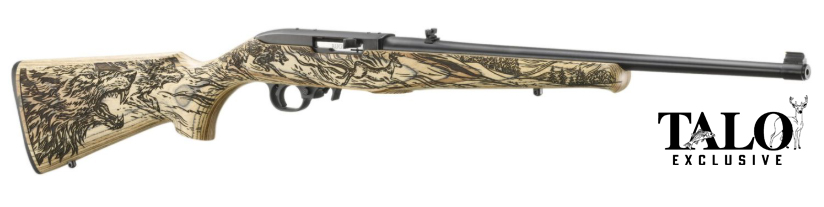 10/22 22LR Wolf 18.5″ Natural/Blue 10-rd TALO