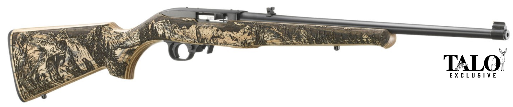 10/22 22LR Grizzly 18.5″ Natural/Blue 10-rd TALO