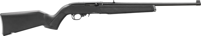 RUGER 10/22 22LR 18.5″ – BLACK POLYMER STOCK