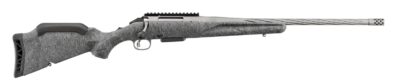 Ruger 46991 American II  350 Legend 5+1 20" Gun Metal Gray Cerakote Spiral Threaded Barrel, Gun Metal Gray Cerakote Alloy Steel Drilled & Tapped Receiver, Gray Splatter Adj LOP Synthetic Stock
