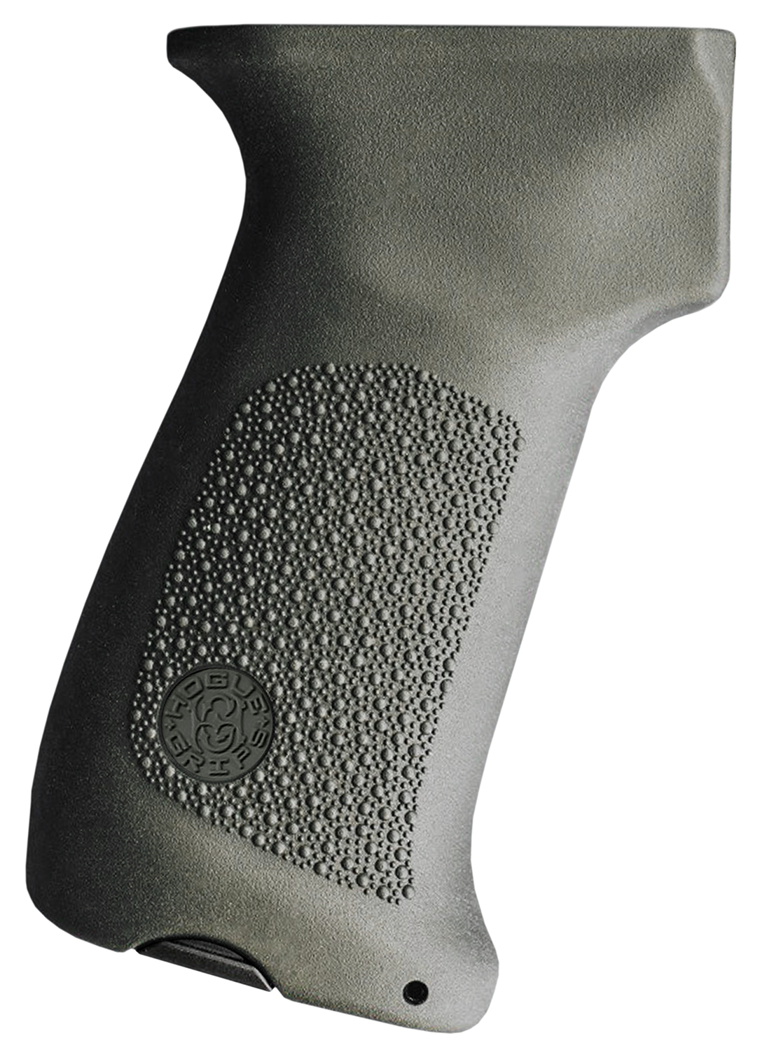 Hogue 74031 Pistol Grip w/o Finger Grooves OD Green Overmolded Rubber Fits AK-47/AK-74