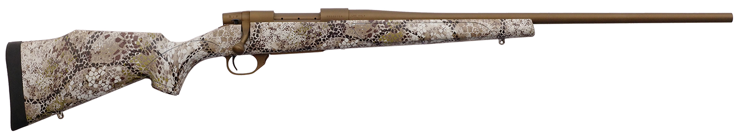 Weatherby VAP350NR00 Vanguard Badlands 350 Legend 3+1 20″, Burnt Bronze Cerakote Barrel/Rec, Badlands Approach Camo Monte Carlo Stock, Adj. Trigger