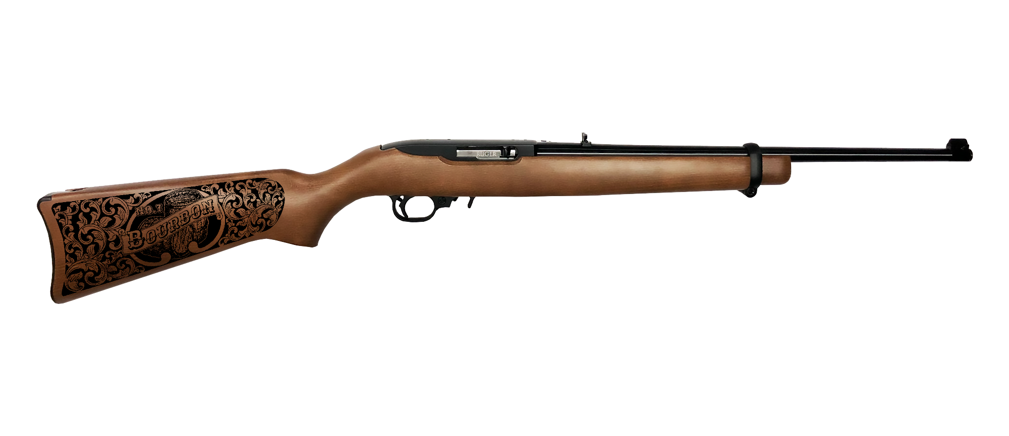 RUGER 10/22 22LR RIFLE 16.1″ BOURBON EDITION 1-10RD MAG