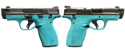 SMITH & WESSON PC BODYGUARD 2.0 CARRY COMP AZTEC TEAL FRM 380ACP PISTOL 3.1" M.S  1-10RD, 1-12RD MAG