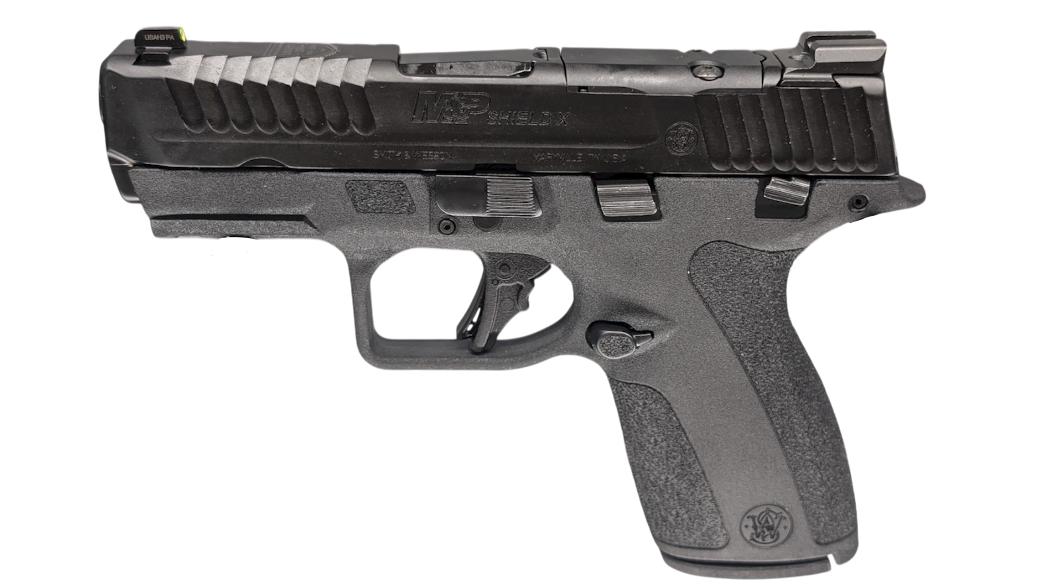 SMITH & WESSON M&P 9 SHIELD X MS LIBERTY 250TH PISTOL 3.6″ FRONT NIGHT SIGHT 1-13RD, 1-15RD MAG