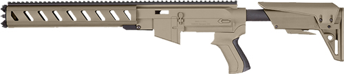 ADV TECH RUGER AR22 STOCK – SYSTEM W/ 6 SIDED FOREND FDE