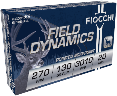 FIOCCHI AMO 270 WIN 130GR PSP 20-RD ( 10 BOXES PER CASE )