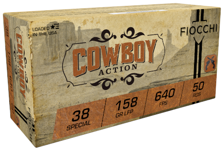 FIOCCHI AMO 38 SPECIAL 158GR LFP 50-RD ( 10 BOXES PER CASE )